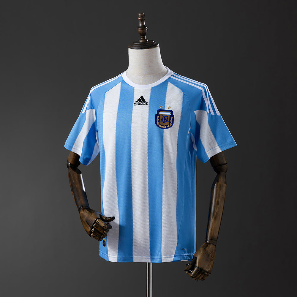 Camiseta retro de Argentina 2010