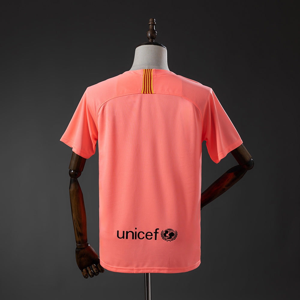 Camiseta retro de visitante del Barcelona 18/19
