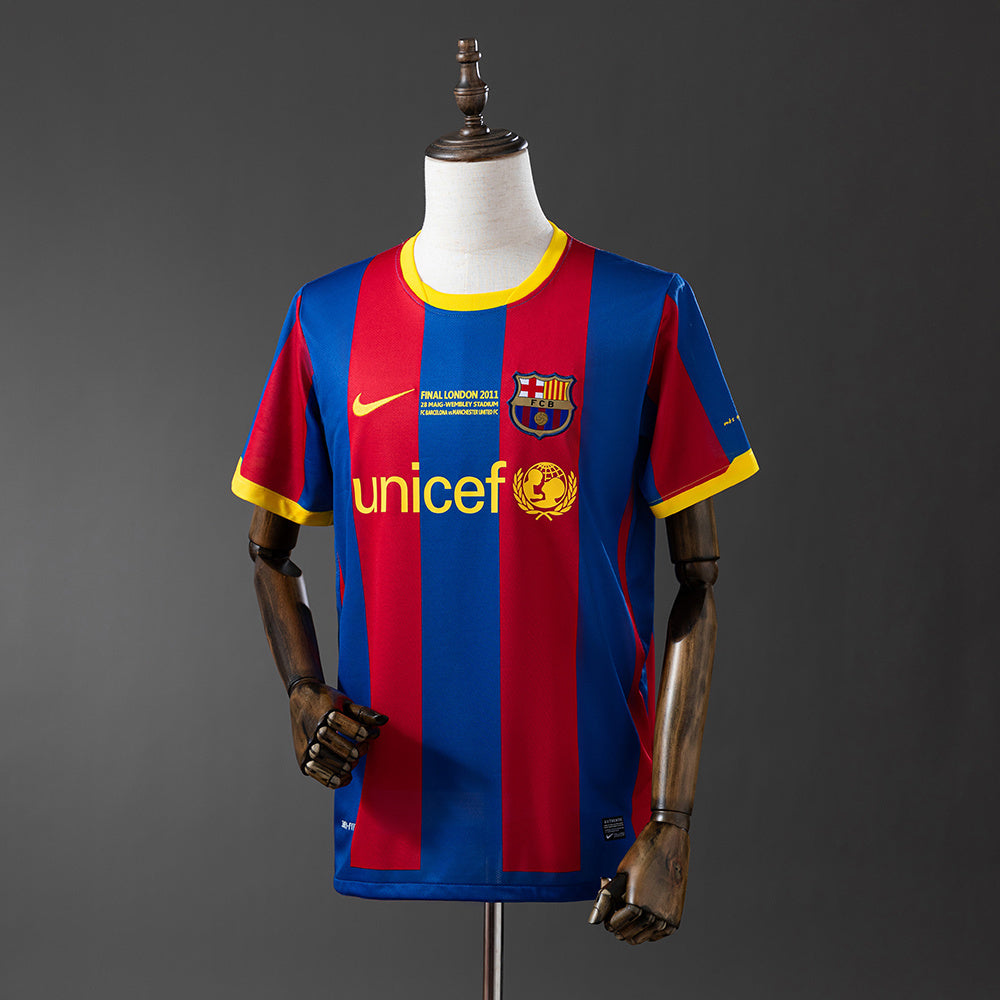 Camiseta retro del Barcelona 2010/11