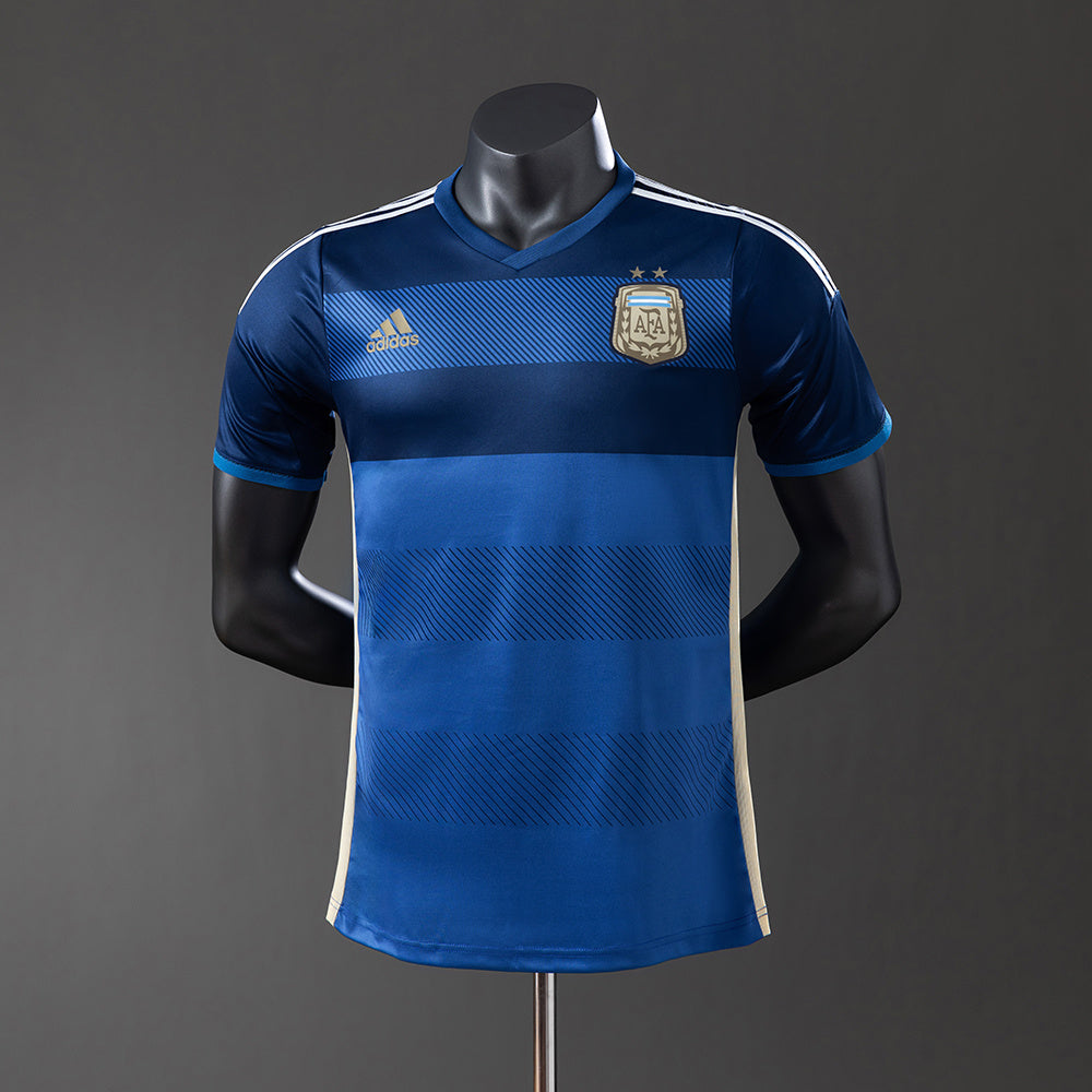 Camiseta retro de visitante de Argentina 2014