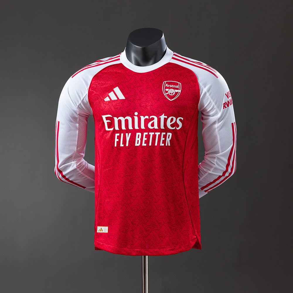 Camiseta de manga larga del Arsenal 25/26, versión jugador