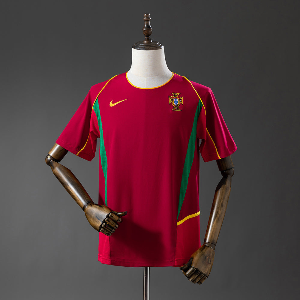 Camiseta retro de Portugal 2002 para casa