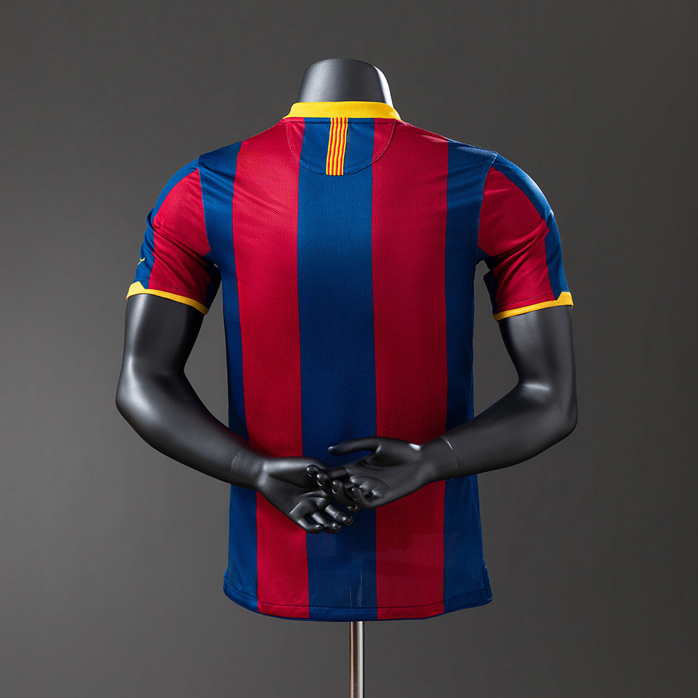 Camiseta retro de manga larga del Barcelona 10/11, versión jugador