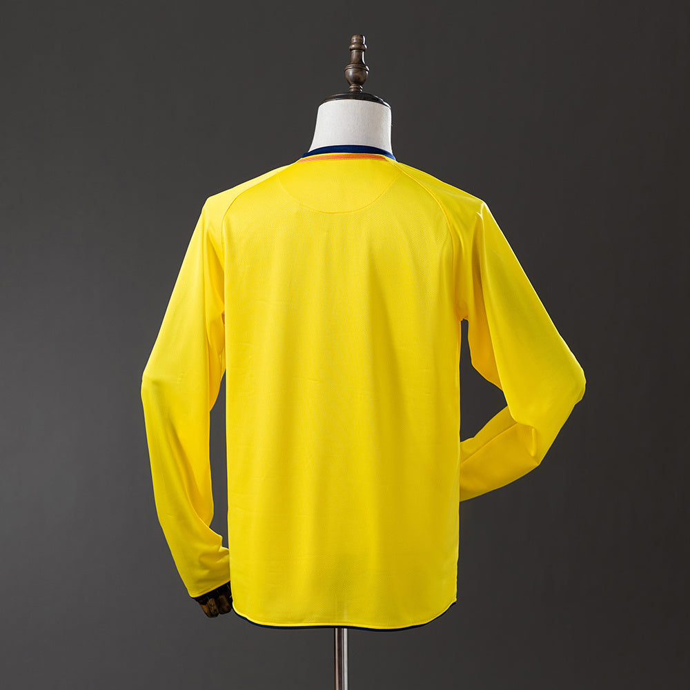 Camiseta retro de manga larga del Barcelona 08/09 (visitante)