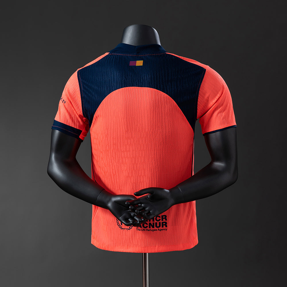 Camiseta de visitante del Barcelona 25/26, versión jugador