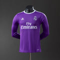 Camiseta retro de manga larga del Real Madrid 16/17, versión jugado