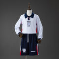Camiseta infantil retro de manga larga de la selección inglesa de 1998