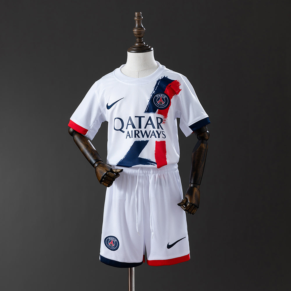 Camiseta infantil del PSG de visitante, temporada 24/25
