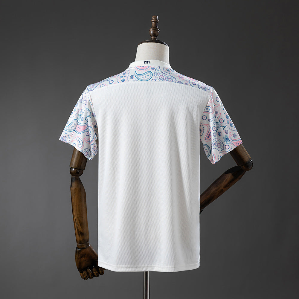 Camiseta retro de visitante del Manchester City 20/21