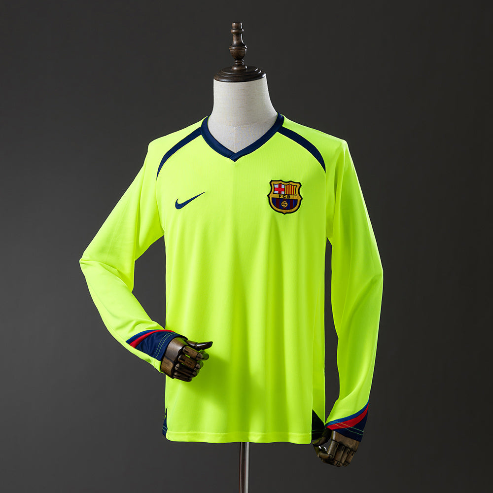 Camiseta retro de manga larga del Barcelona 05/06 (visitante