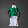 Camiseta retro de la selección mexicana de 1998 para niños
