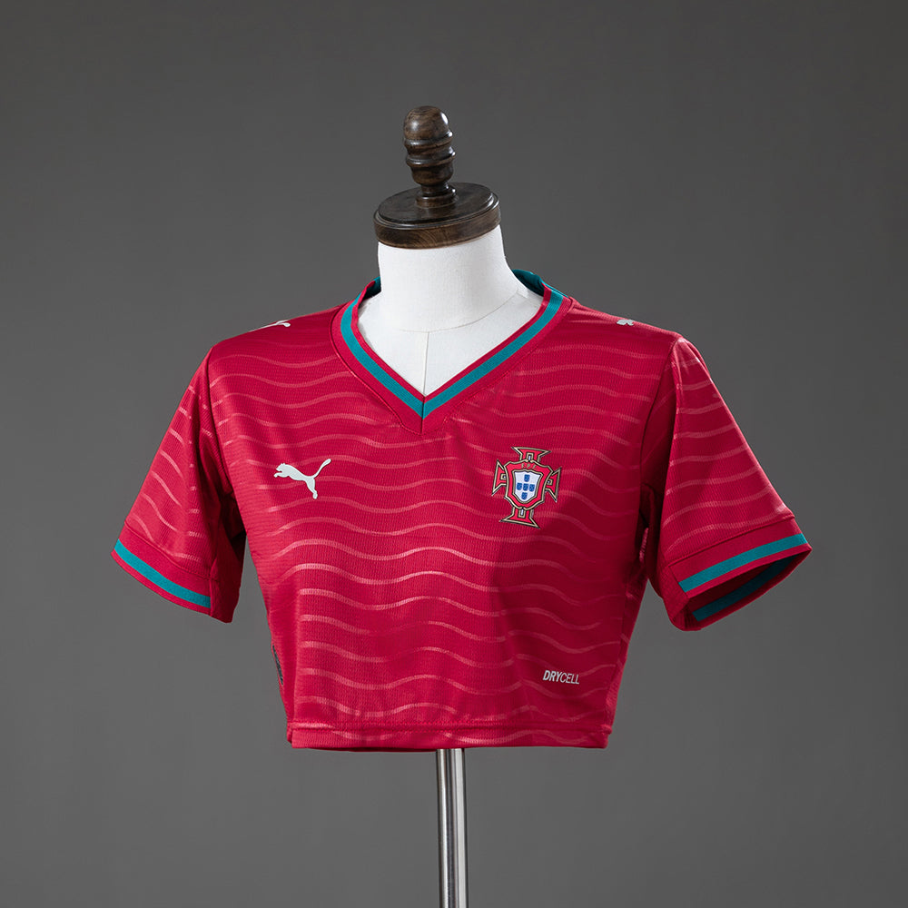 Camiseta corta de manga corta para mujer Portugal 2026