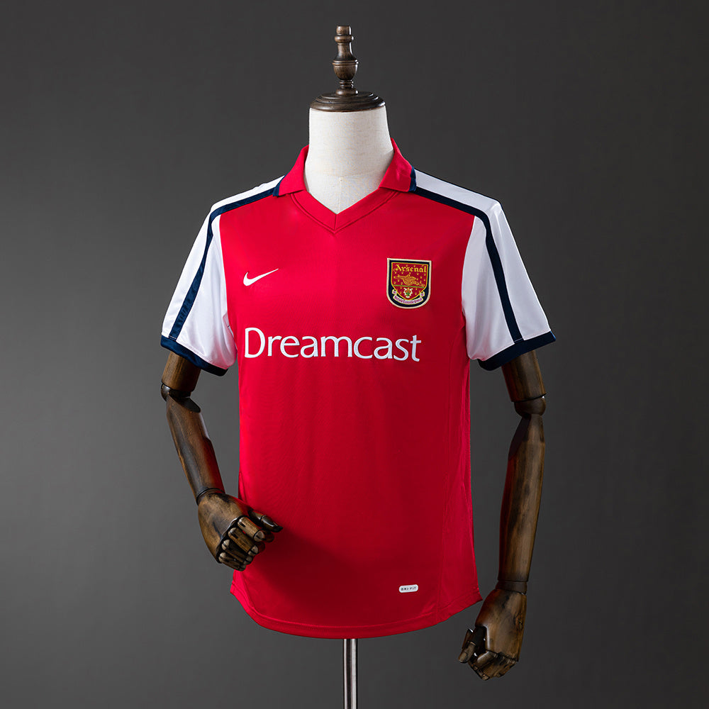 Camiseta retro del Arsenal 01/02 (local)