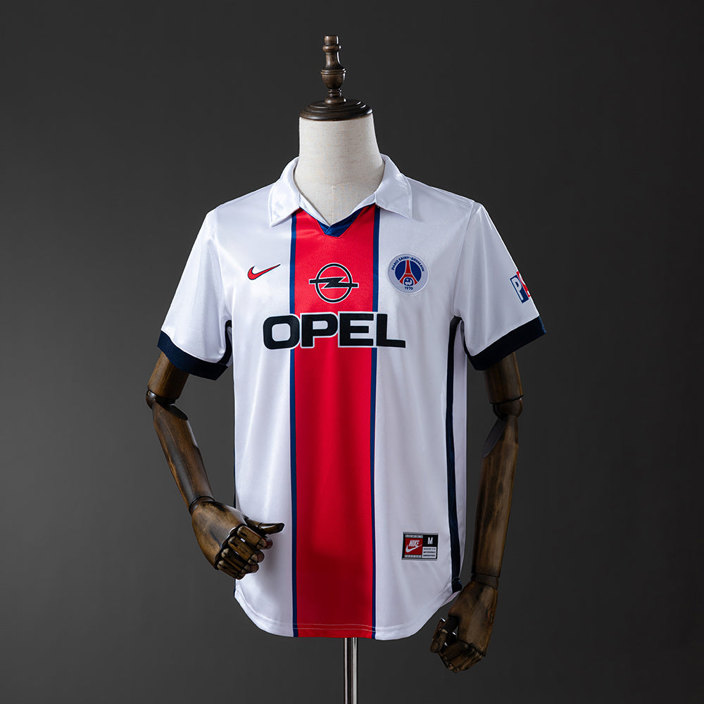 Camiseta retro del PSG de visitante de la temporada 98/99