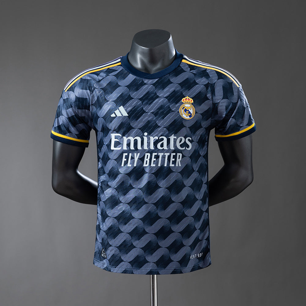 Camiseta retro de visitante del Real Madrid 23/24, versión jugador
