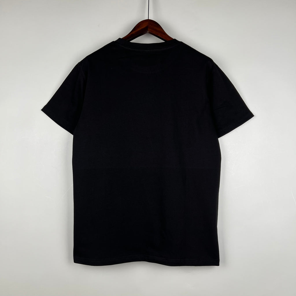 Camiseta de algodón PSG 23/24 negra
