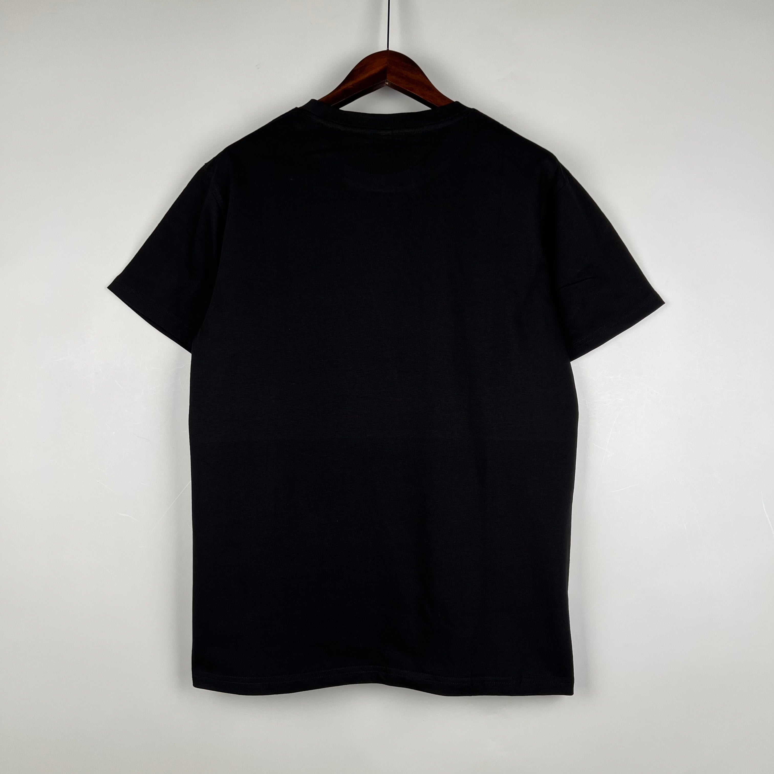 Camiseta de algodón PSG 23/24 negra