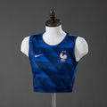 Francia 2026 Inicio Camiseta corta estilo top para mujer