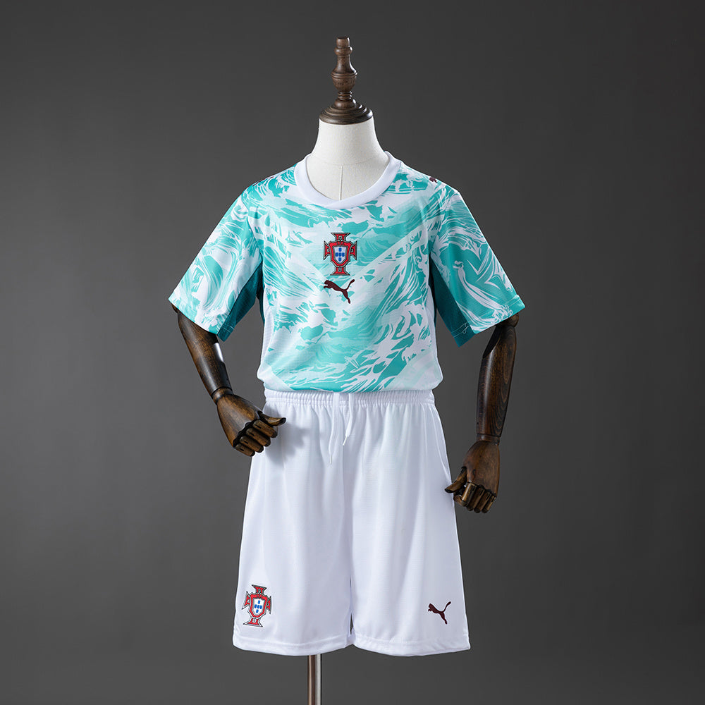 Camisetas infantiles de visitante de Portugal 2026