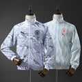 Chaqueta cortavientos reversible del Manchester City - Blanco y verde menta