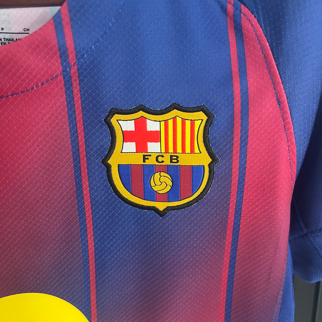 Camiseta de local del Barcelona para mujer, temporada 25/26
