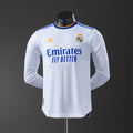 Camiseta retro de manga larga del Real Madrid 21/22, versión jugador
