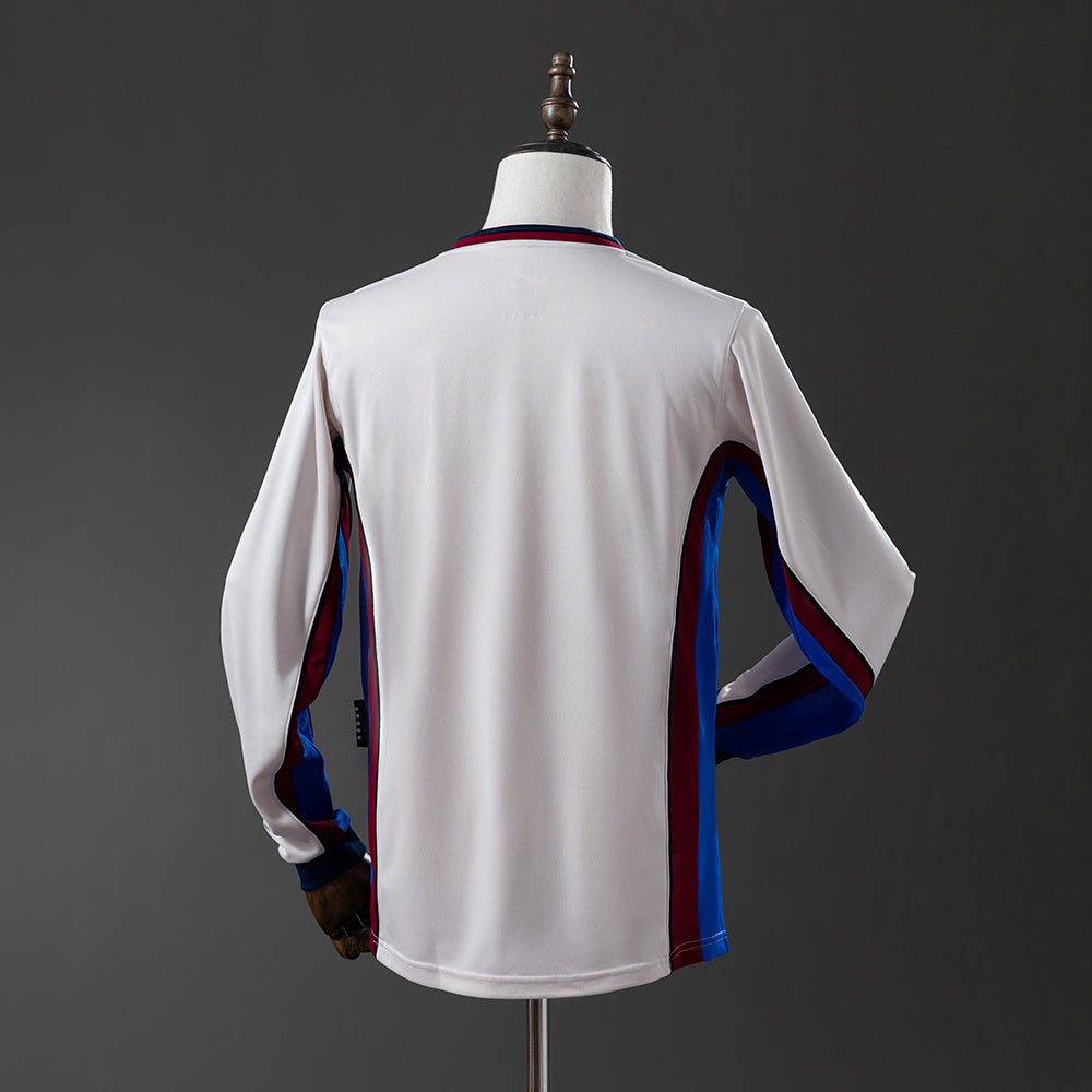Camiseta retro de manga larga del Barcelona 98/99 (visitante)