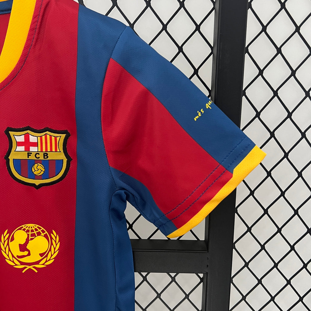 Camiseta infantil del Barcelona 10/11