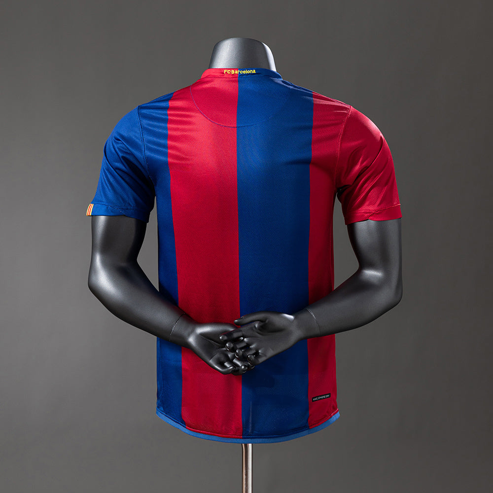 Camiseta retro de local del Barcelona 06/07, versión jugador