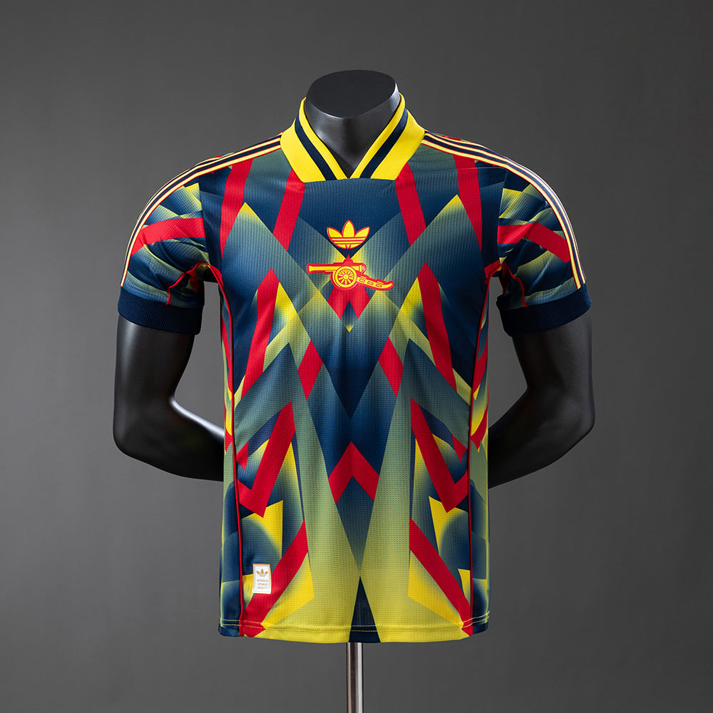 Camisetas amarillas del Arsenal 25/26, versión jugador,