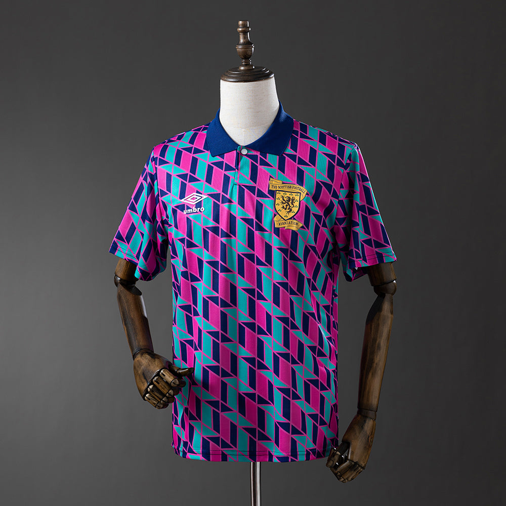 Camiseta retro de Escocia de visitante 1988/89,