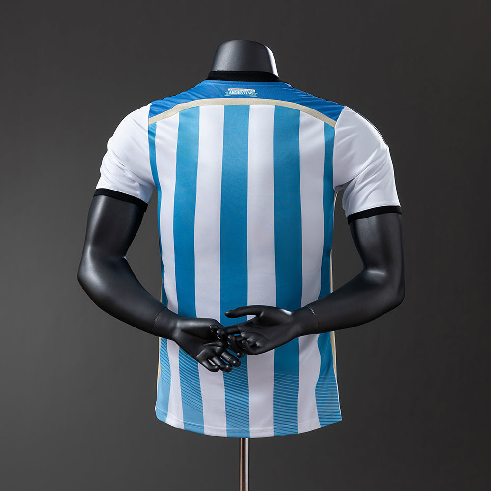Camiseta retro de local de Argentina 2014