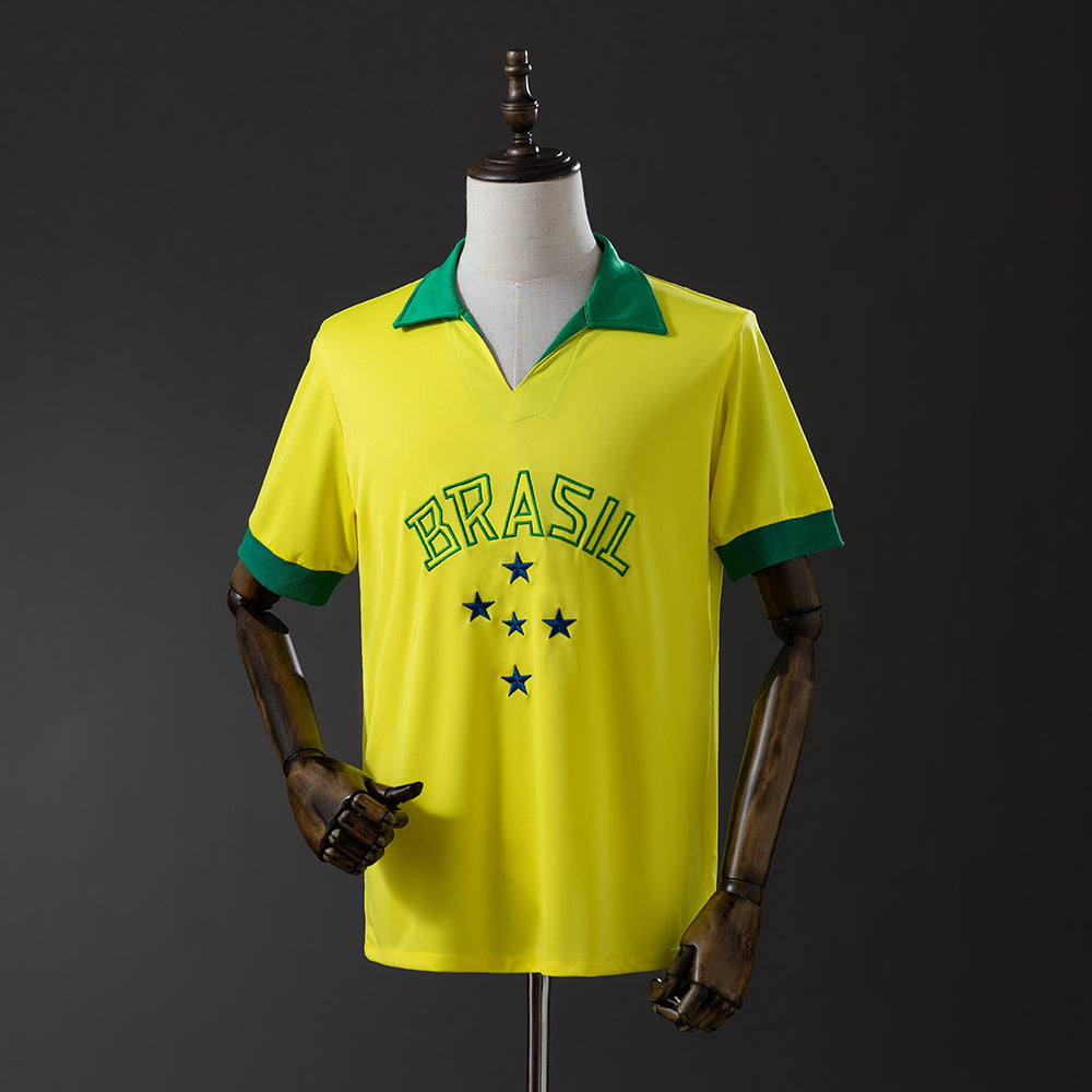 Camiseta retro de local de Brasil 1958