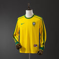 Camiseta retro de manga larga Brasil 1998