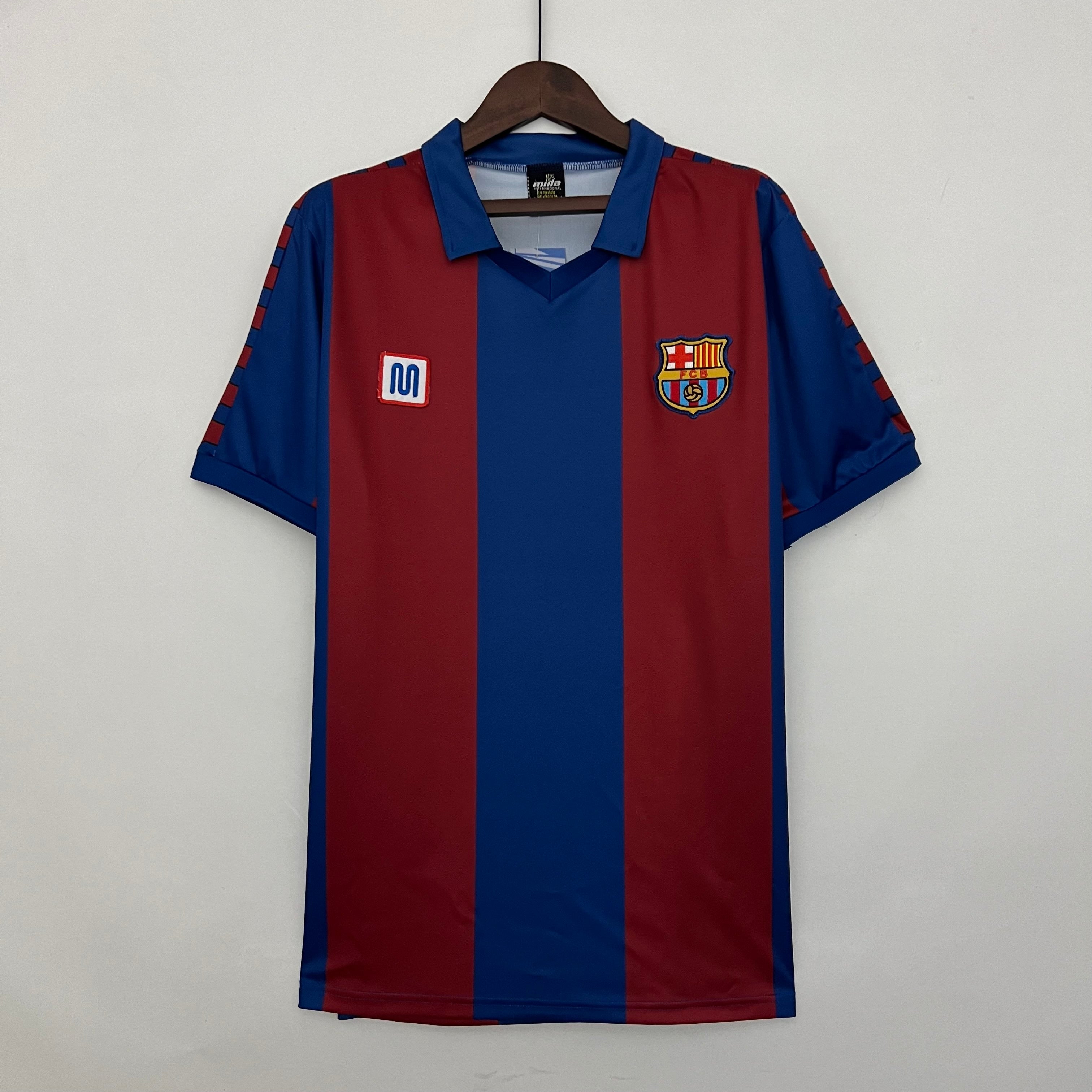 Camiseta retro del Barcelona 80/82