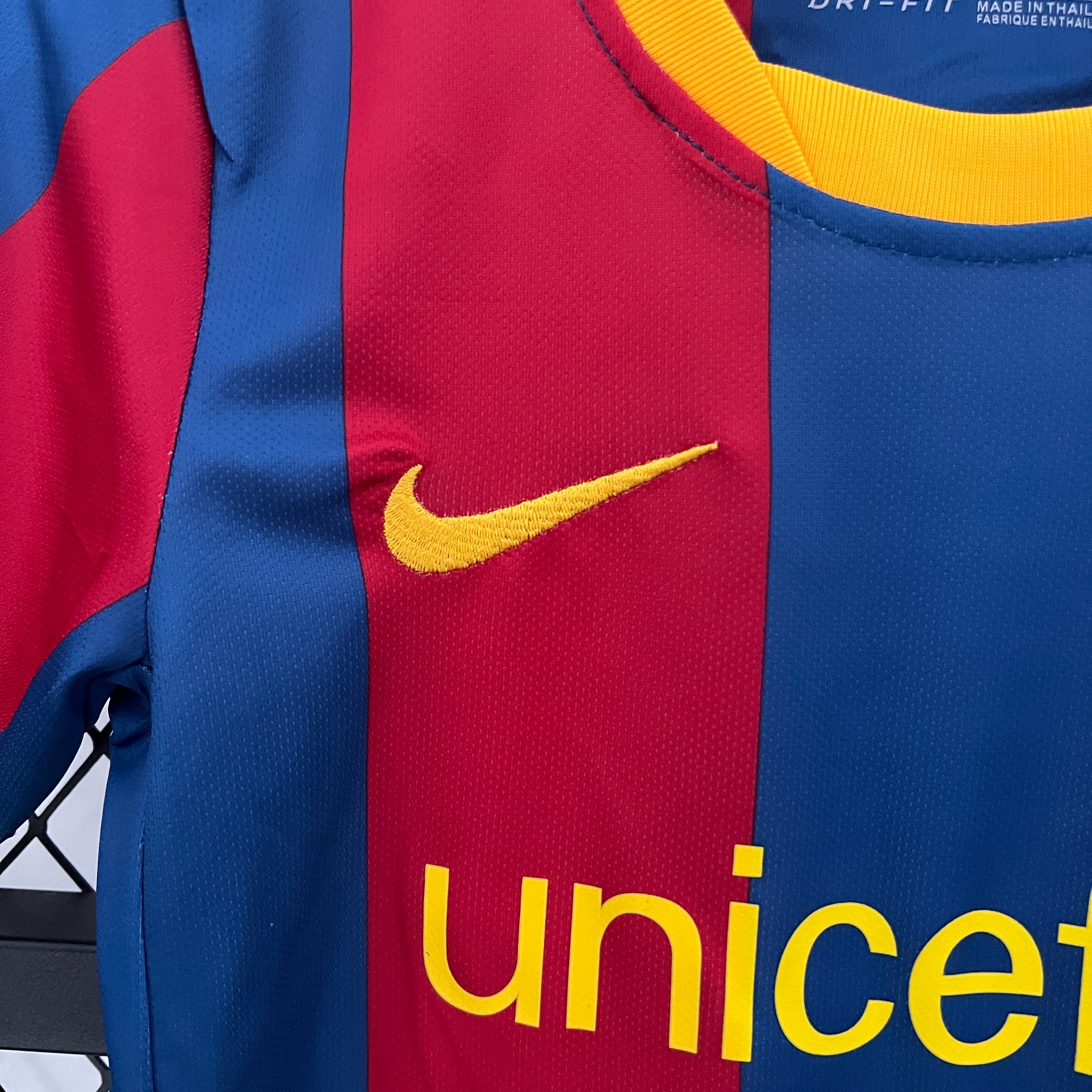Camiseta infantil del Barcelona 10/11