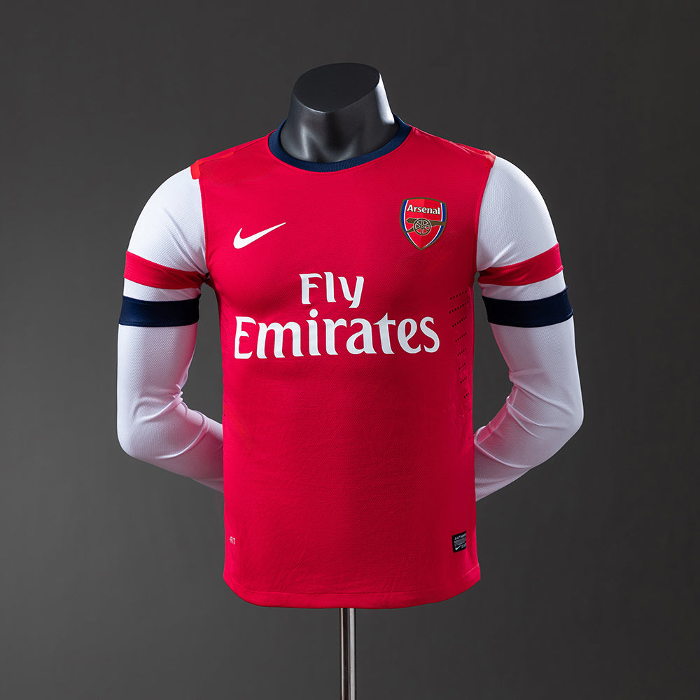 Camiseta retro de manga larga del Arsenal 12/13, versión jugador