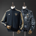 Chaqueta cortavientos reversible Arsenal - Negra