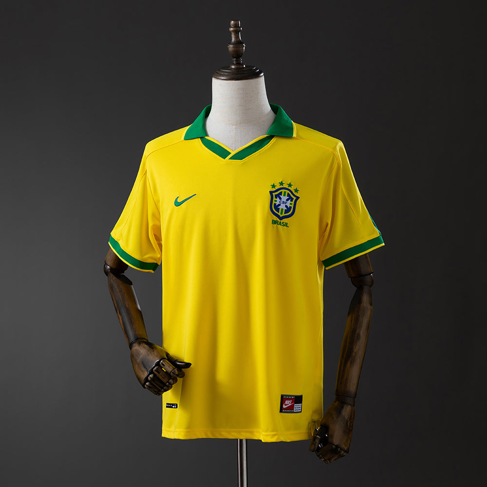 Camiseta retro de local de Brasil 1997