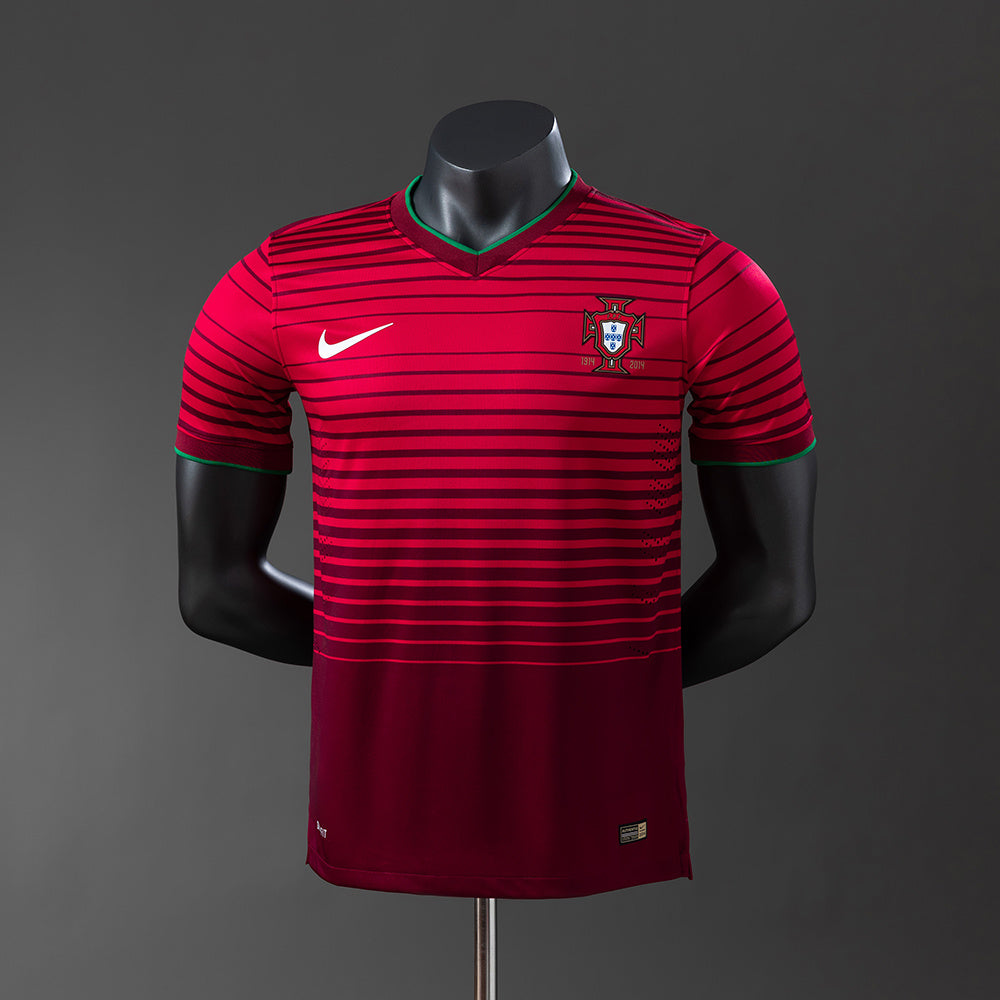 Camiseta retro de local versión jugador de Portugal 2014