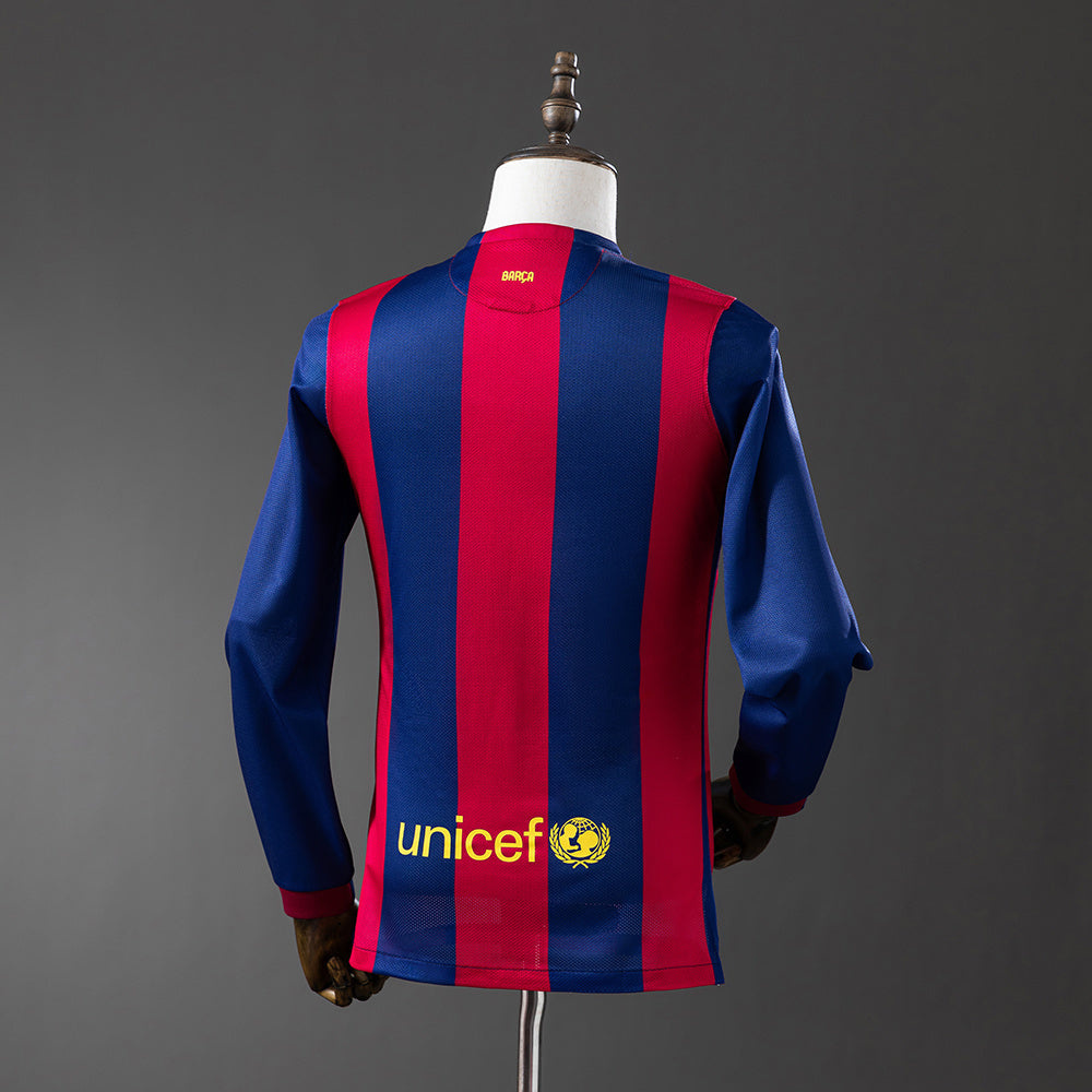 Camiseta retro de manga larga del Barcelona 2014/15