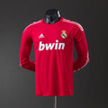 Camiseta retro de manga larga del Real Madrid 11/12, versión jugador