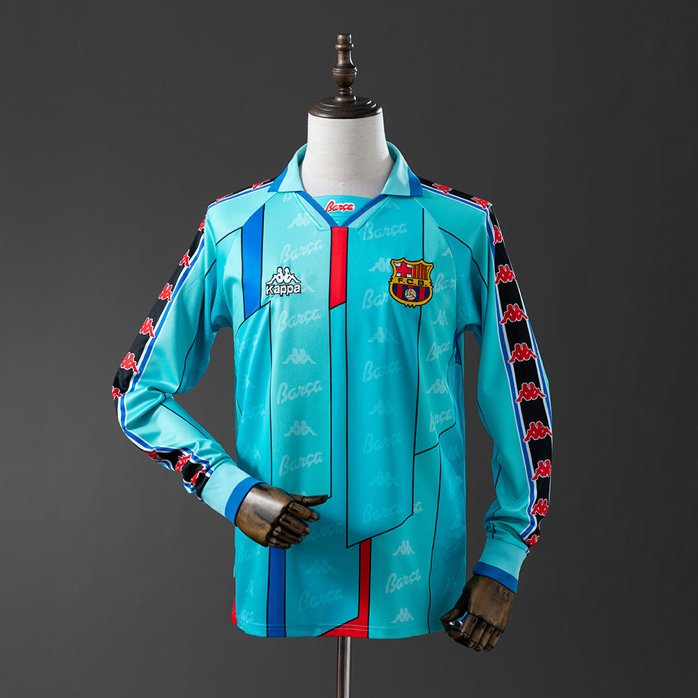 Camiseta retro de manga larga del Barcelona 95/97 (visitante)