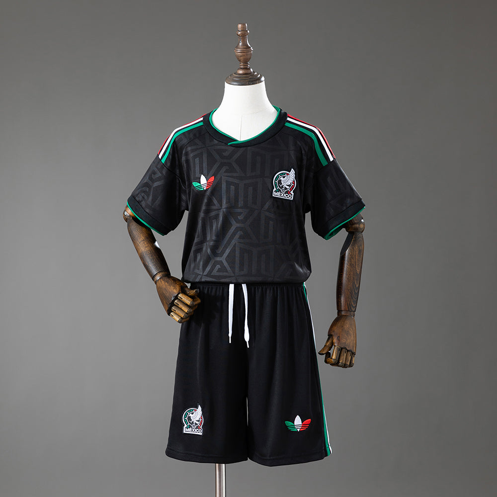 Camiseta infantil de la tercera equipación visitante de México 2026