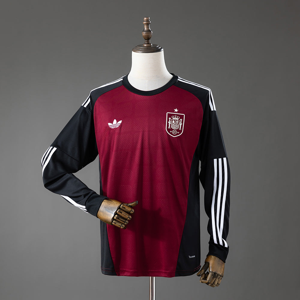 Camiseta de manga larga roja de portero de España 2026