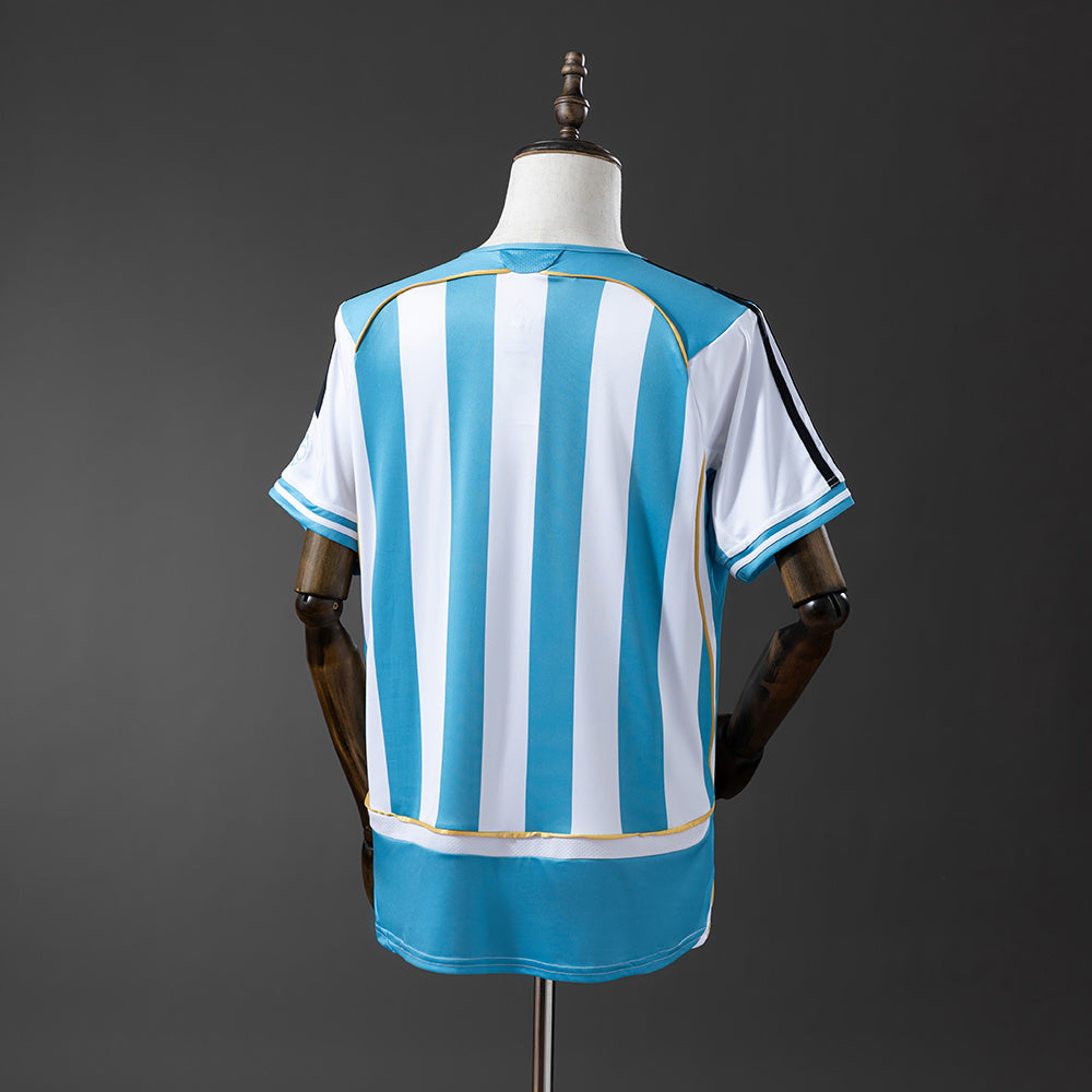 Camiseta retro de local de Argentina 2006