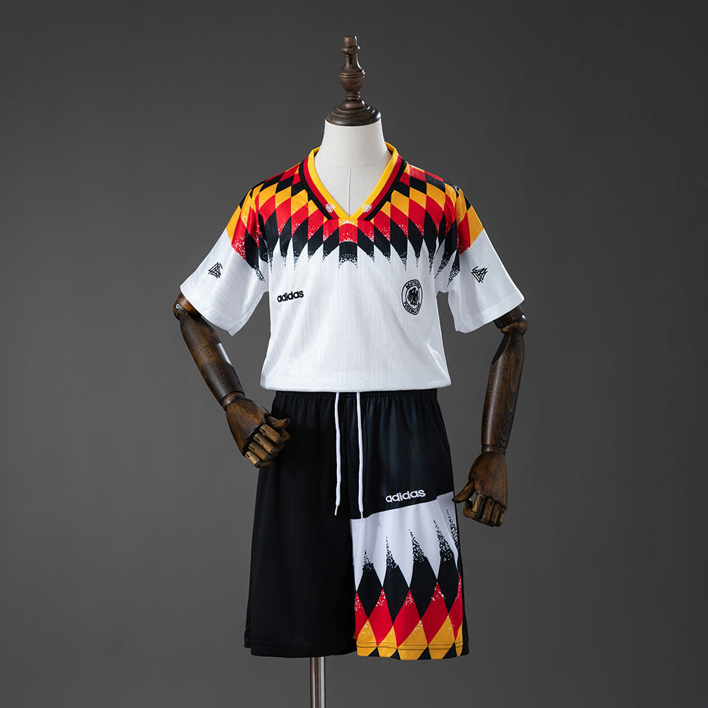 Camiseta retro de la selección alemana de 1994 para niños