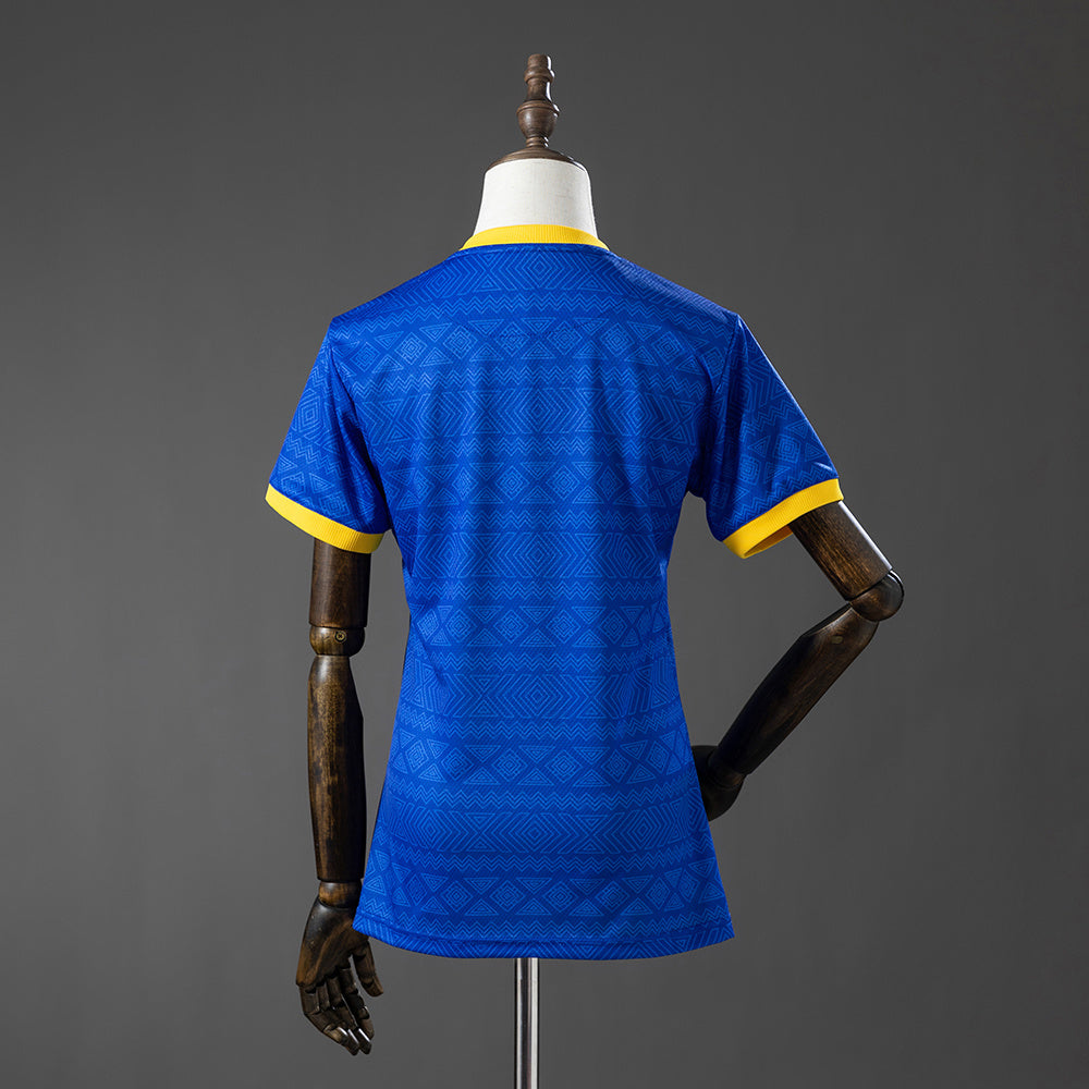 Camiseta azul edición especial para mujer Brasil 26/27