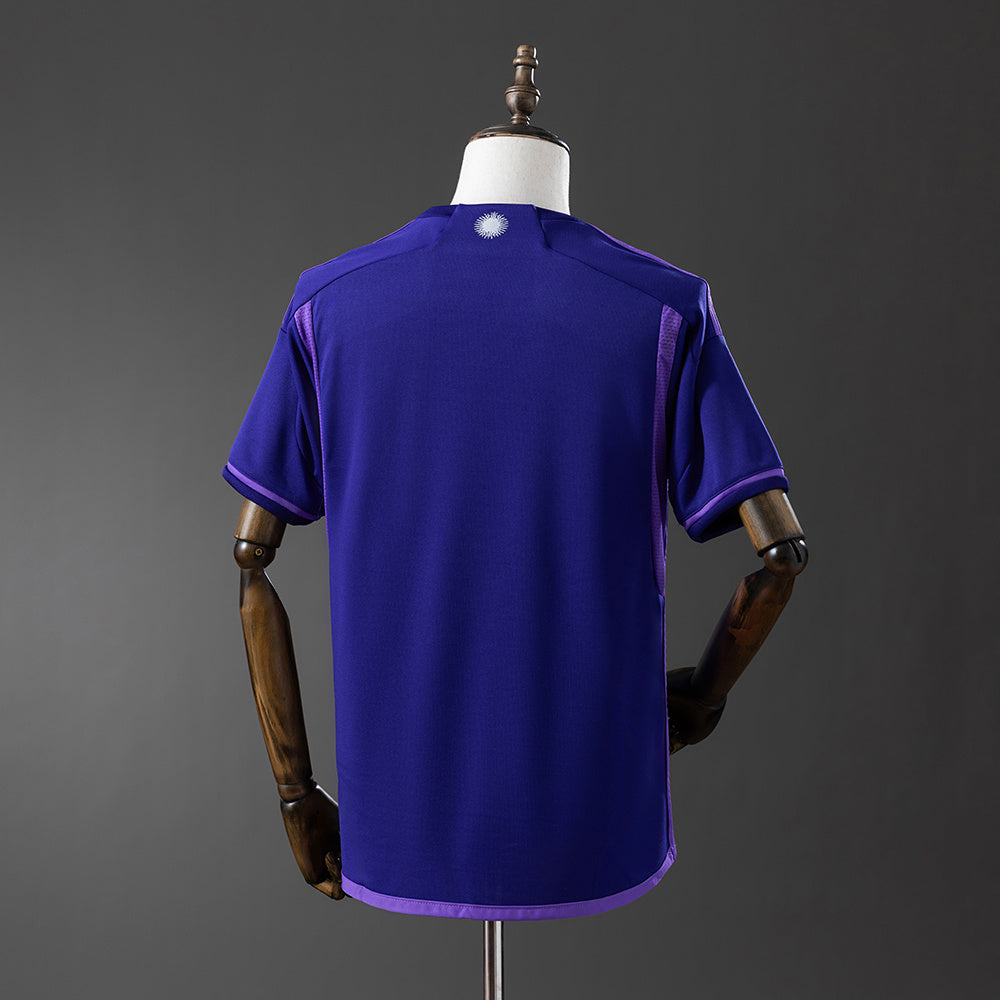 Camiseta de visitante de Argentina para el Mundial 2022