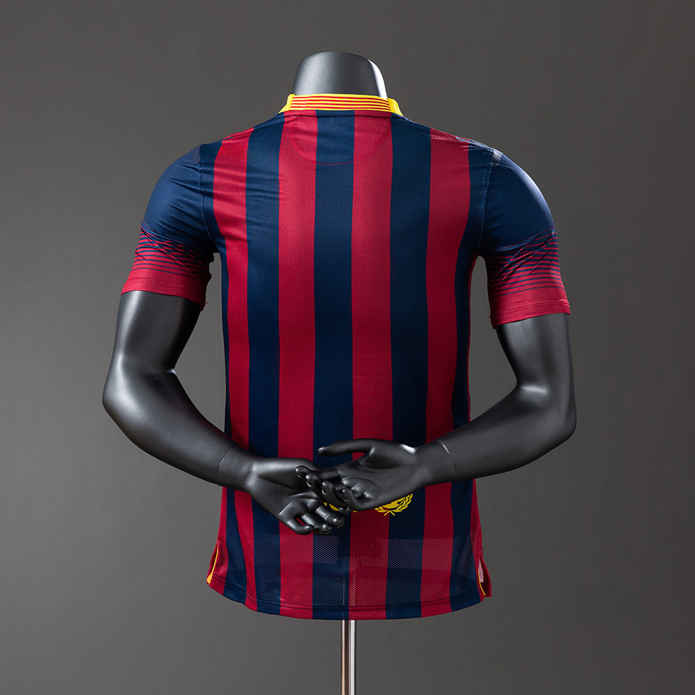 Camiseta retro del Barcelona 13/14, versión jugador local